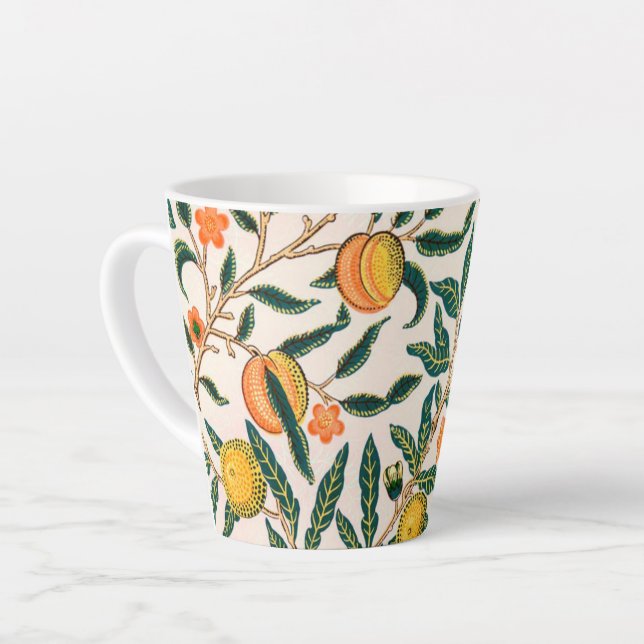 TAZA DE CAFÉ LATTE LATTE MUG : WILLIAM MORRIS : GRANADA (Ángulo izquierdo)