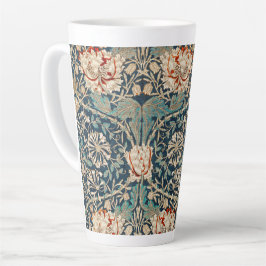 TAZA DE CAFÉ LATTE LATTE MUG : WILLIAM MORRIS : HONEYSUCKLE