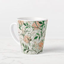LATTE MUG : WILLIAM MORRIS : JASMINE