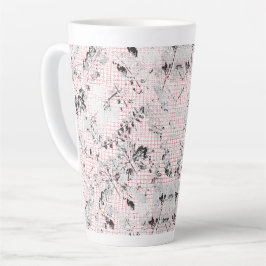 Taza De Café Latte Latte Mugs & Cups | Juegos personalizado de 12 oz