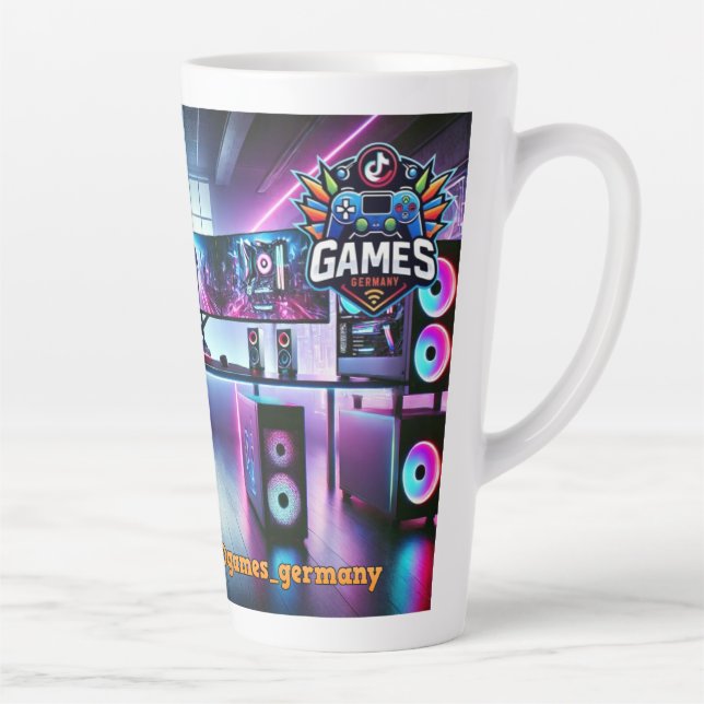 Taza De Café Latte Latte Tasse (Derecha)