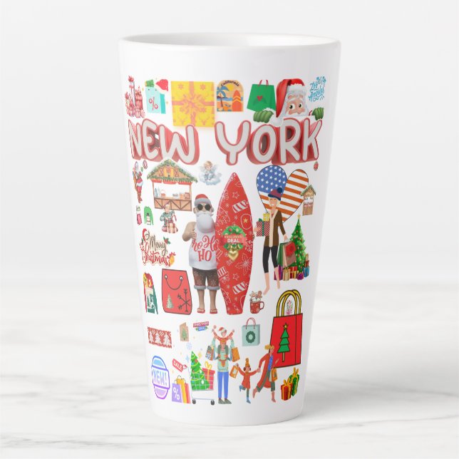 Taza De Café Latte Latte Tasse (Anverso)