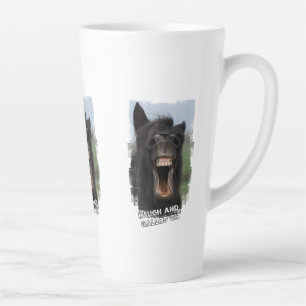 Taza De Café Latte Laugh y Gallop On