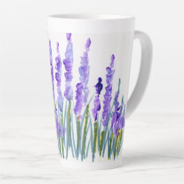 Taza De Café Latte Lavender Field Mug