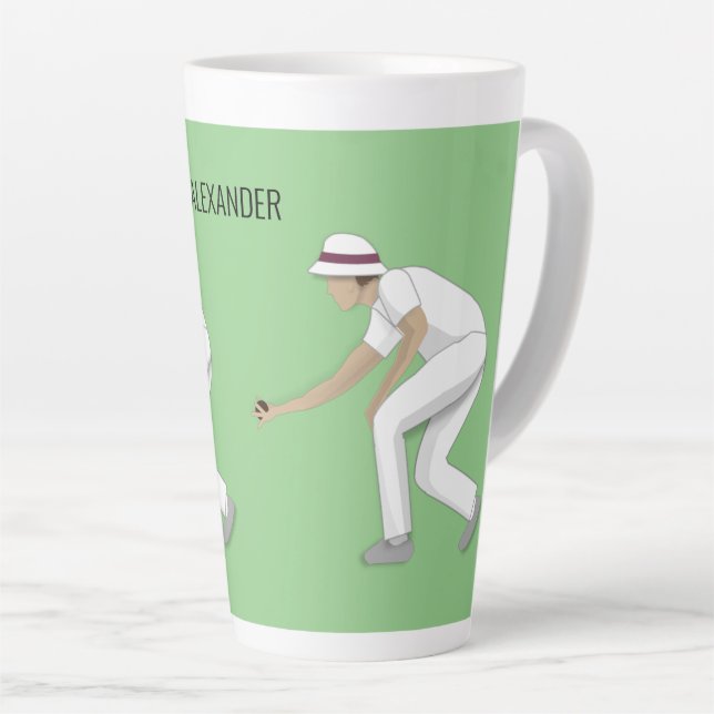 Taza De Café Latte Lawn Bowls (Ángulo derecho)