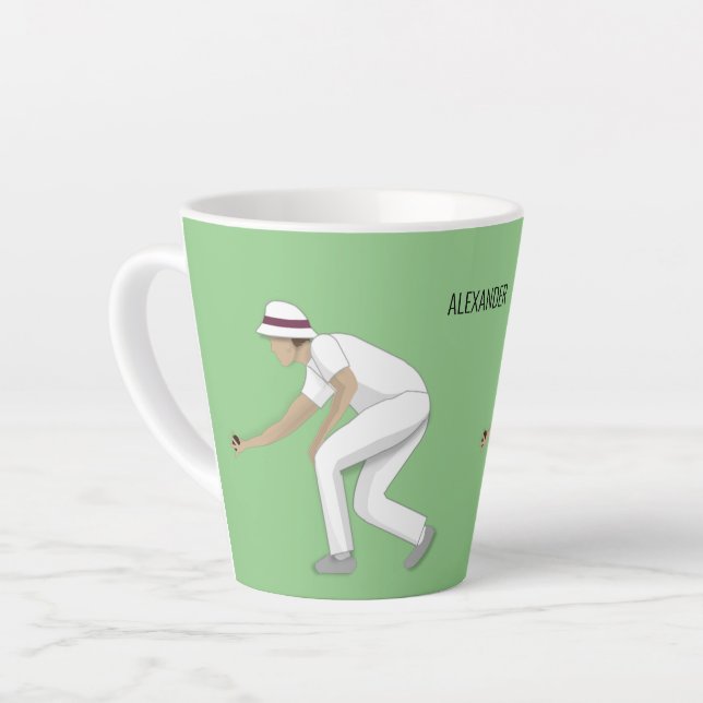 Taza De Café Latte Lawn Bowls (Ángulo izquierdo)