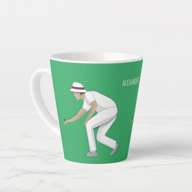 Taza De Café Latte Lawn Bowls (Ángulo izquierdo)