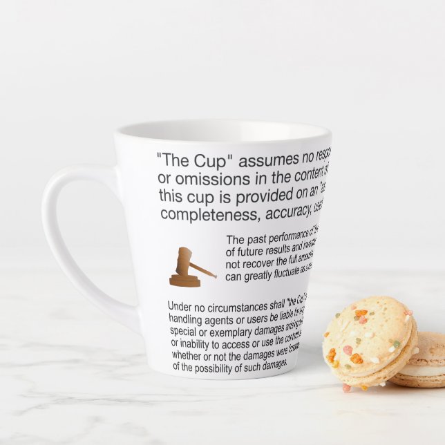 Taza De Café Latte Lawyer Mug (In situ)