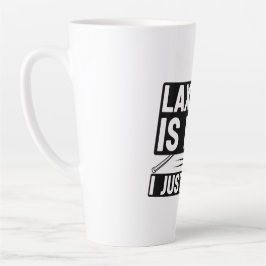 Taza De Café Latte LAX Lacrosse Tumbler