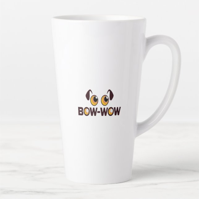 Taza De Café Latte Lealtad de perro (Derecha)