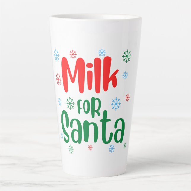 Taza De Café Latte Leche para Santa Magic: Colección Cosy Mug para Ch (Anverso)