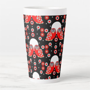 Taza De Café Latte Lechuza de Arte Popular