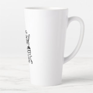 Taza De Café Latte Leer arte Leer más libros