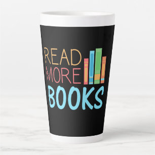 Taza De Café Latte Leer Más Libros