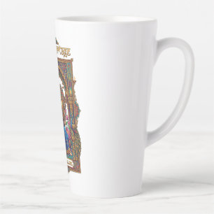 Taza De Café Latte Legado Indio: Músico Clásico Arte Veena