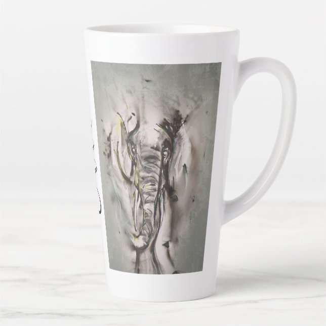 Taza De Café Latte Léléphant (Derecha)