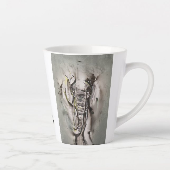 Taza De Café Latte Léléphant (Derecha)