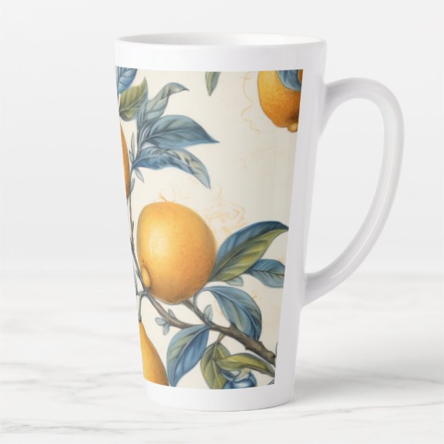 Taza De Café Latte Lemon Grove del Mediterráneo (Derecha)