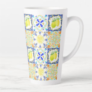 Taza De Café Latte Lemon Mug italiano