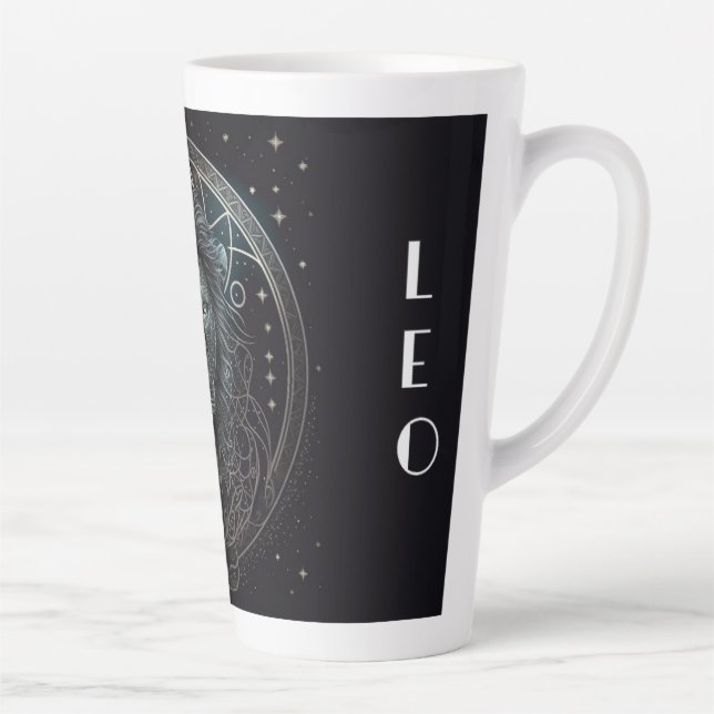 Taza De Café Latte Leo Latte Mug (Derecha)