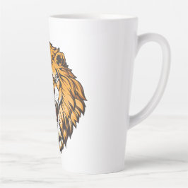 Taza De Café Latte León 17oz Latte Mug