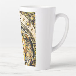 Taza De Café Latte León de astrología