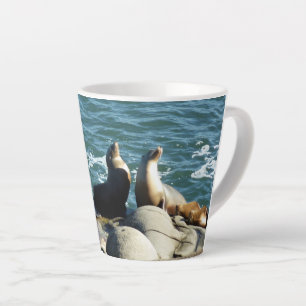 Taza De Café Latte Leones marinos de San Diego