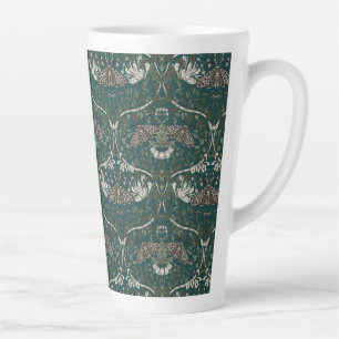 Taza De Café Latte Leopard Moth and Honeysuckle Botanage