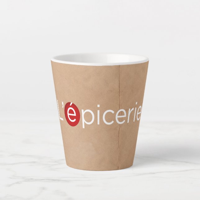 Taza De Café Latte L'Épicerie (Anverso)