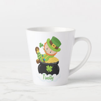 Taza De Café Latte Leprechaun luck