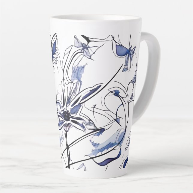 Taza De Café Latte Les envolés 1 (Ángulo derecho)