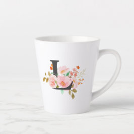 Taza De Café Latte Letra L