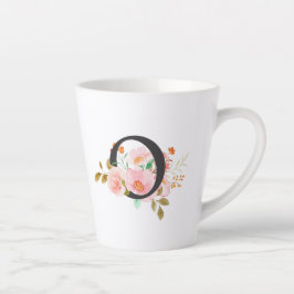 Taza De Café Latte Letra O