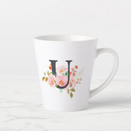 Taza De Café Latte Letra U