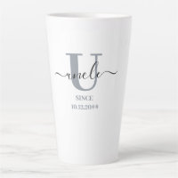 Letra Uncle Elegant Script Letra U Monogram Storm 
