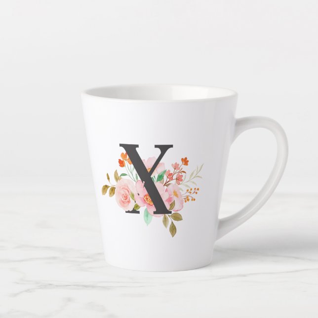 Taza De Café Latte Letra X (Derecha)