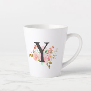 Taza De Café Latte Letra Y