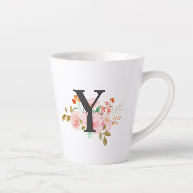 Taza De Café Latte Letra Y (Derecha)
