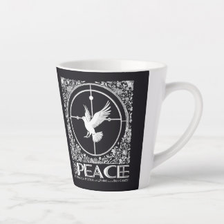 Taza De Café Latte Letras latte MugTranquil