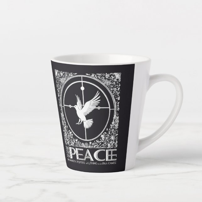Taza De Café Latte Letras latte MugTranquil (Derecha)