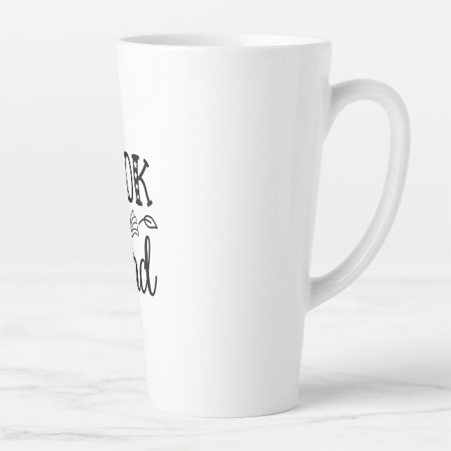 Taza De Café Latte Leyendo Nerd libro de arte (Derecha)