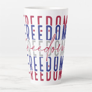 Taza De Café Latte Libertad Kamala Harris