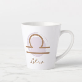 Taza De Café Latte Libra Zodiac Boho Café Mug