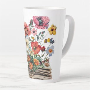 Taza De Café Latte Libros Amantes De Los Libros Escritores Lectores B