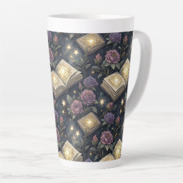 Taza De Café Latte Libros Mágicos