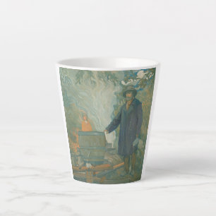 Taza De Café Latte Licor de Contrabandistas Forest Still Luz de Luna
