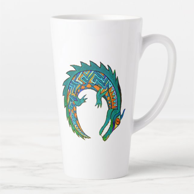 Taza De Café Latte Ligador tribal (Derecha)