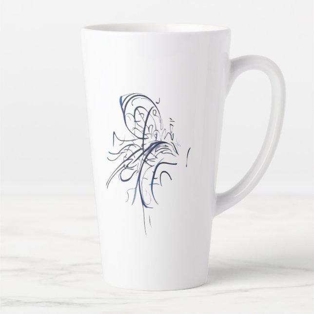 Taza De Café Latte Lignes directrices (Derecha)