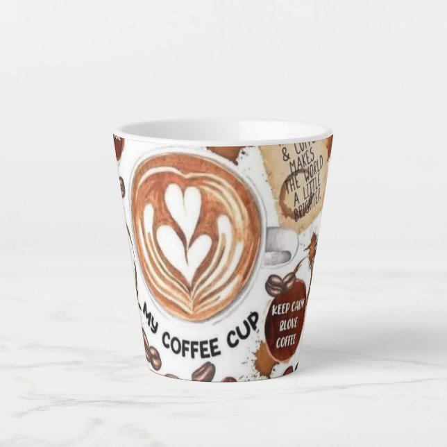 Taza De Café Latte  like my coffee cup (Anverso)