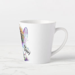 Taza De Café Latte Lil' Fairy Be Happy Latte Mug